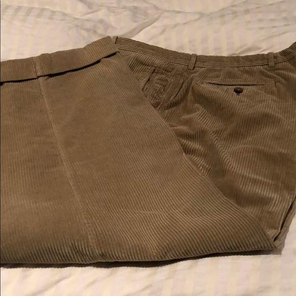 GIORGIO ARMANI - Tan Cords Pants - Picture 1 of 4